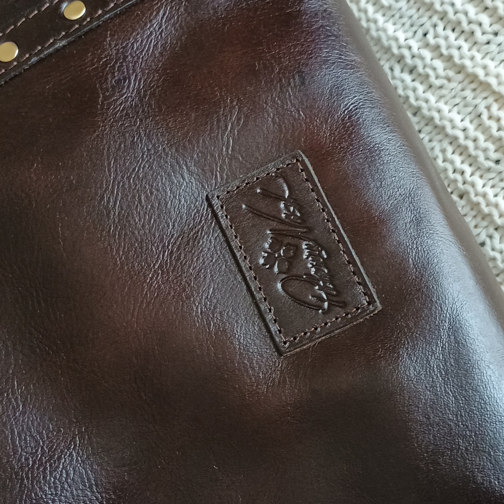 🆕 Patricia Nash Genuine Leather Benvenuto Tote - Picture 4 of 16